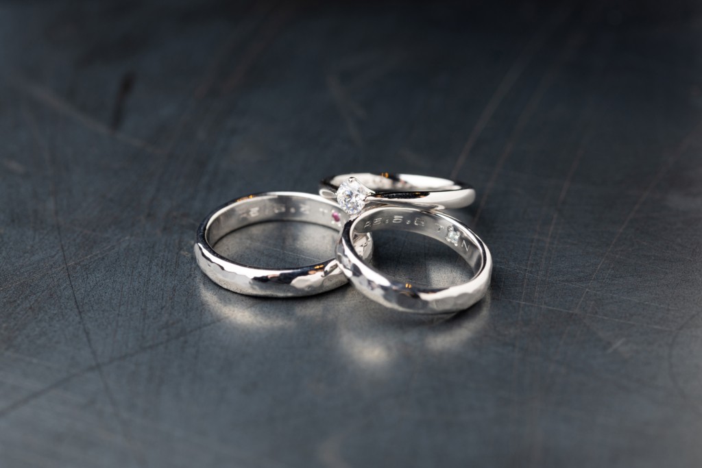 結婚指輪・婚約指輪3本セット
