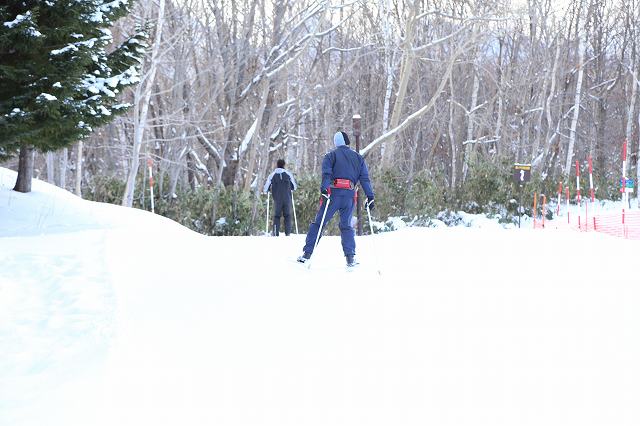 歩くスキー100kmコンペ「滝野スノーワールド」