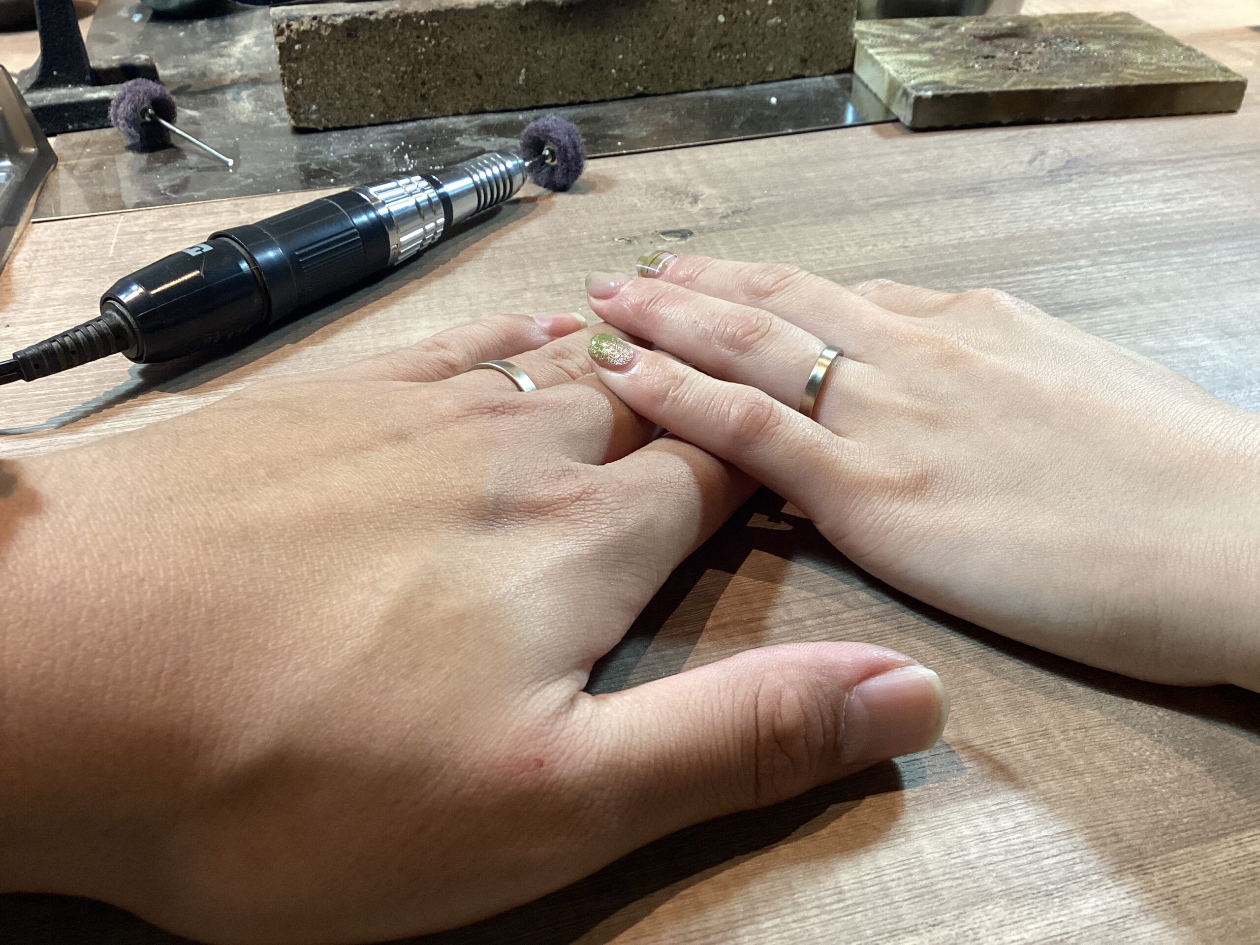 手作り結婚指輪｜M様・T様【楽しく最高の思い出づくりが出来ました！！】