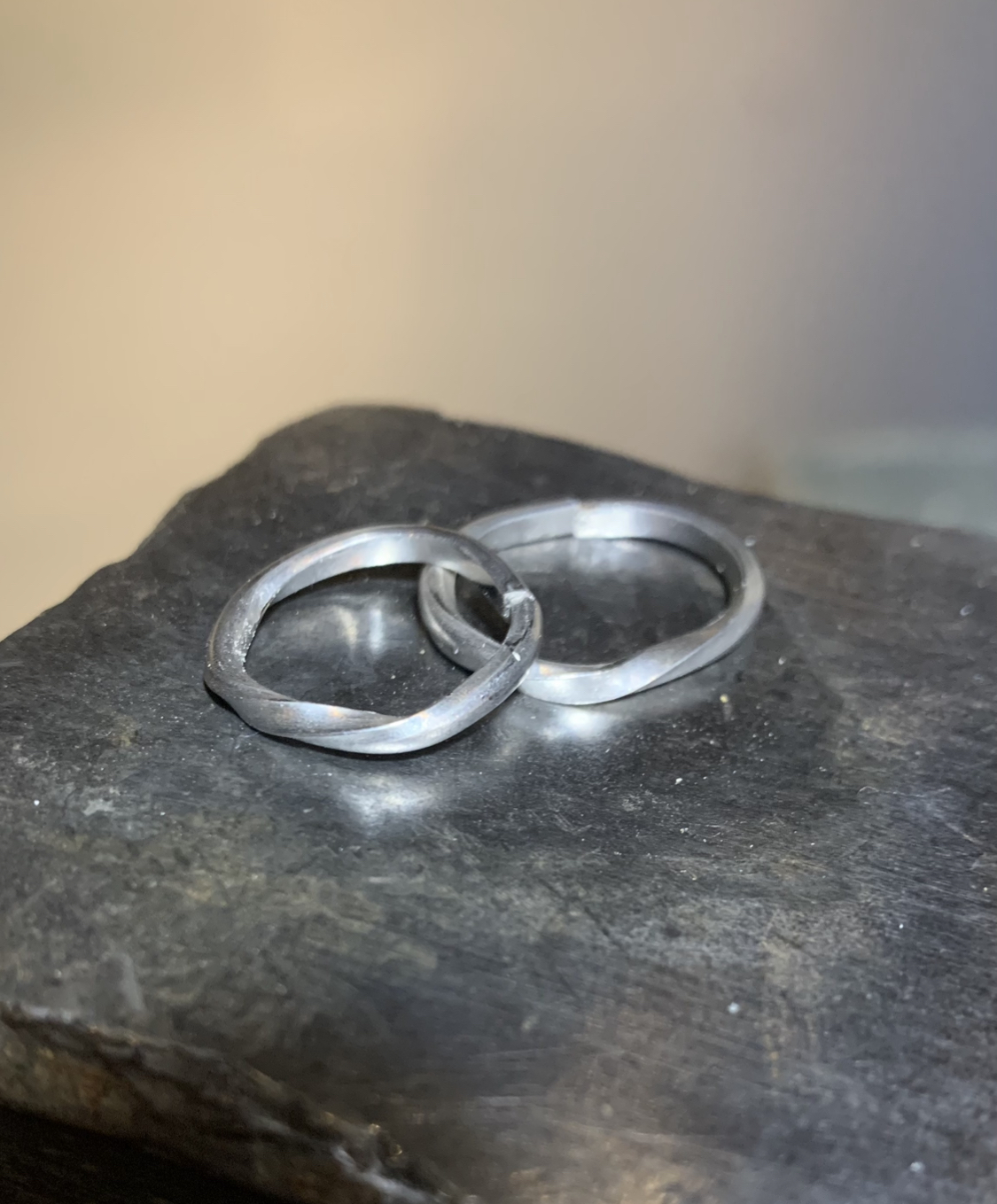 手作り結婚指輪|K様【楽しく納得できるものが作れました！】(2)