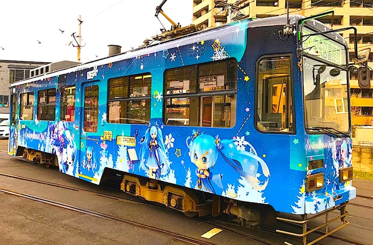 雪ミク電車2023運行【札幌市電】