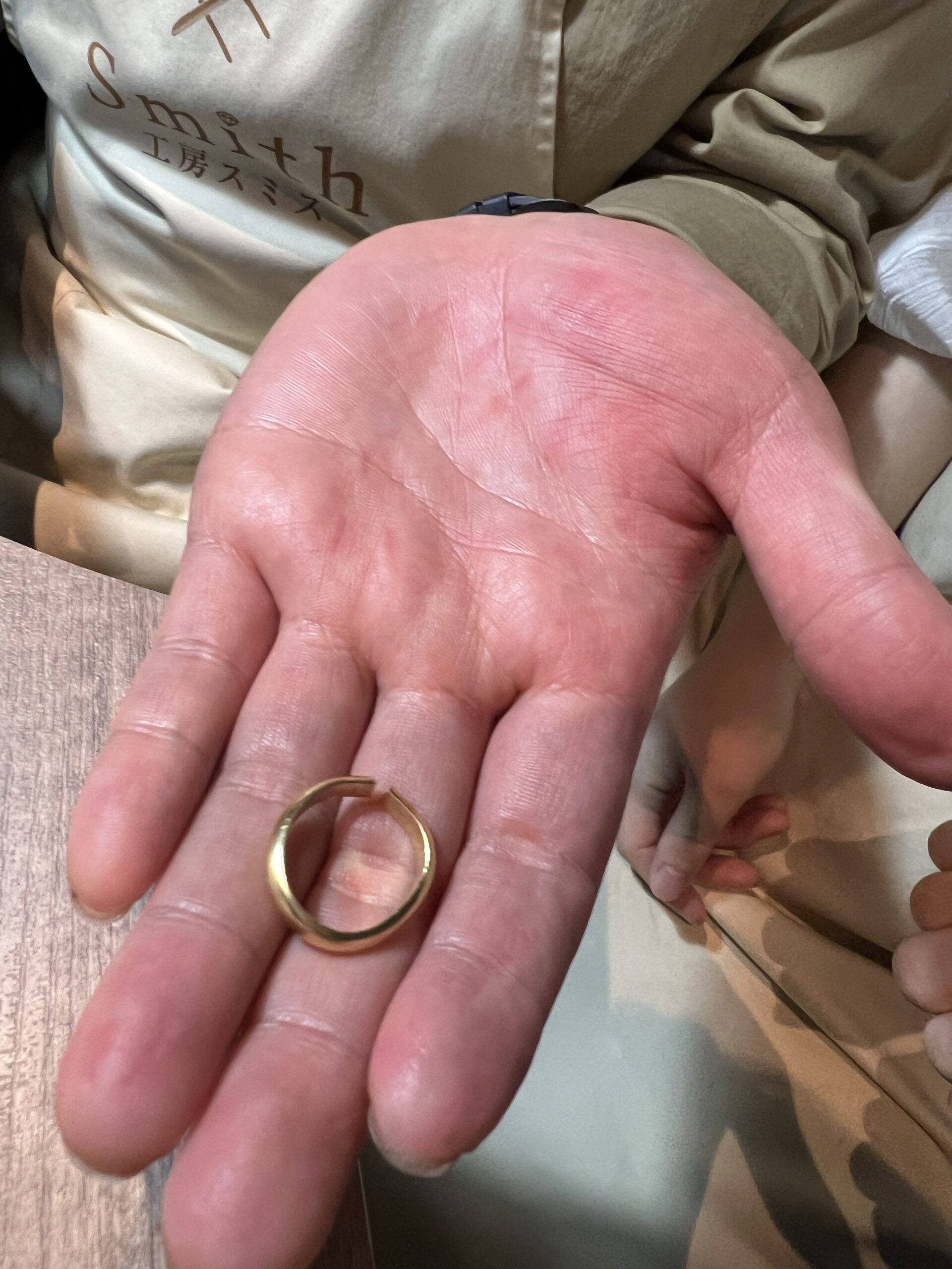 手作り結婚指輪|M様・A様【一生大事にしていきます！】(4)
