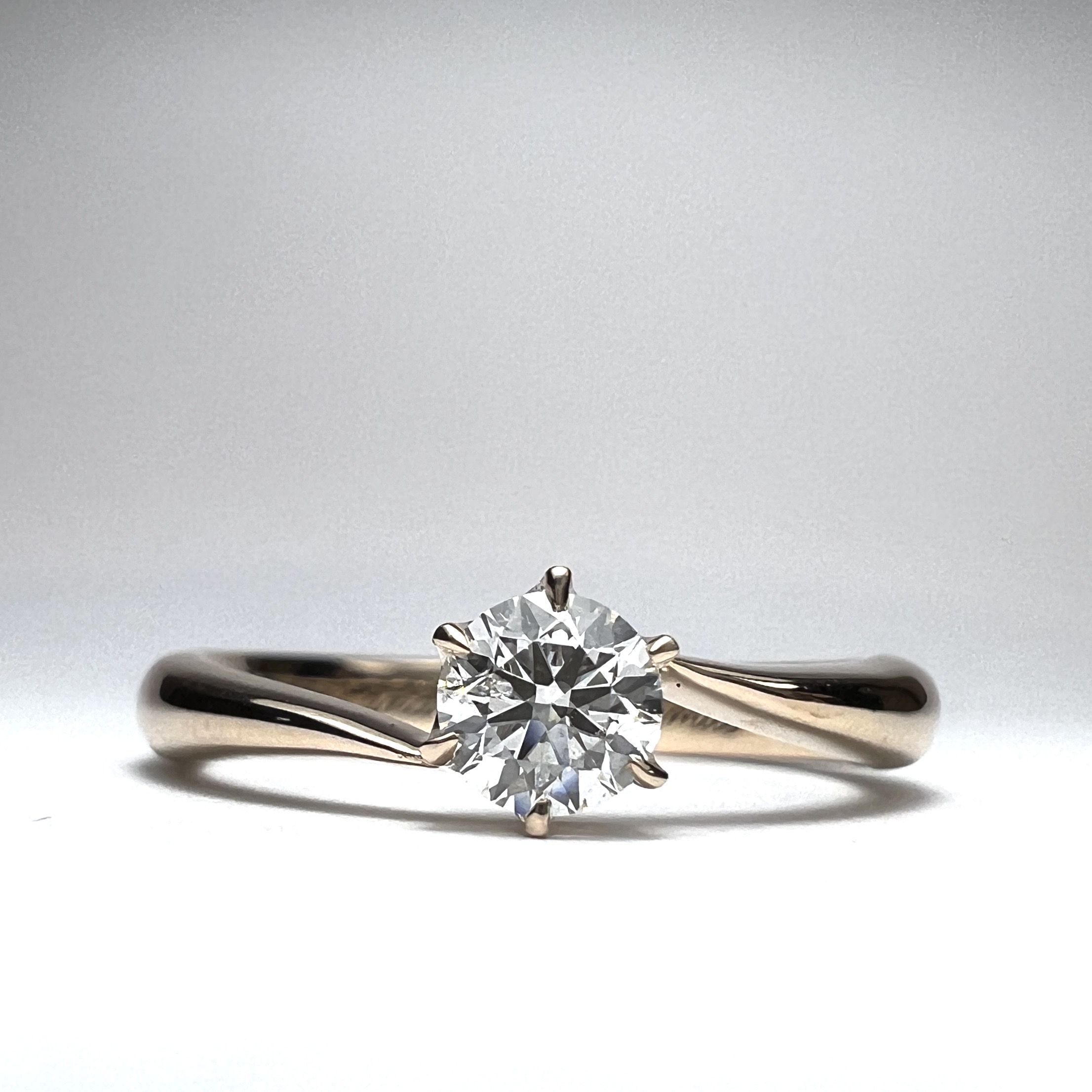 婚約指輪（WAX工法）ダイヤモンド鏡面