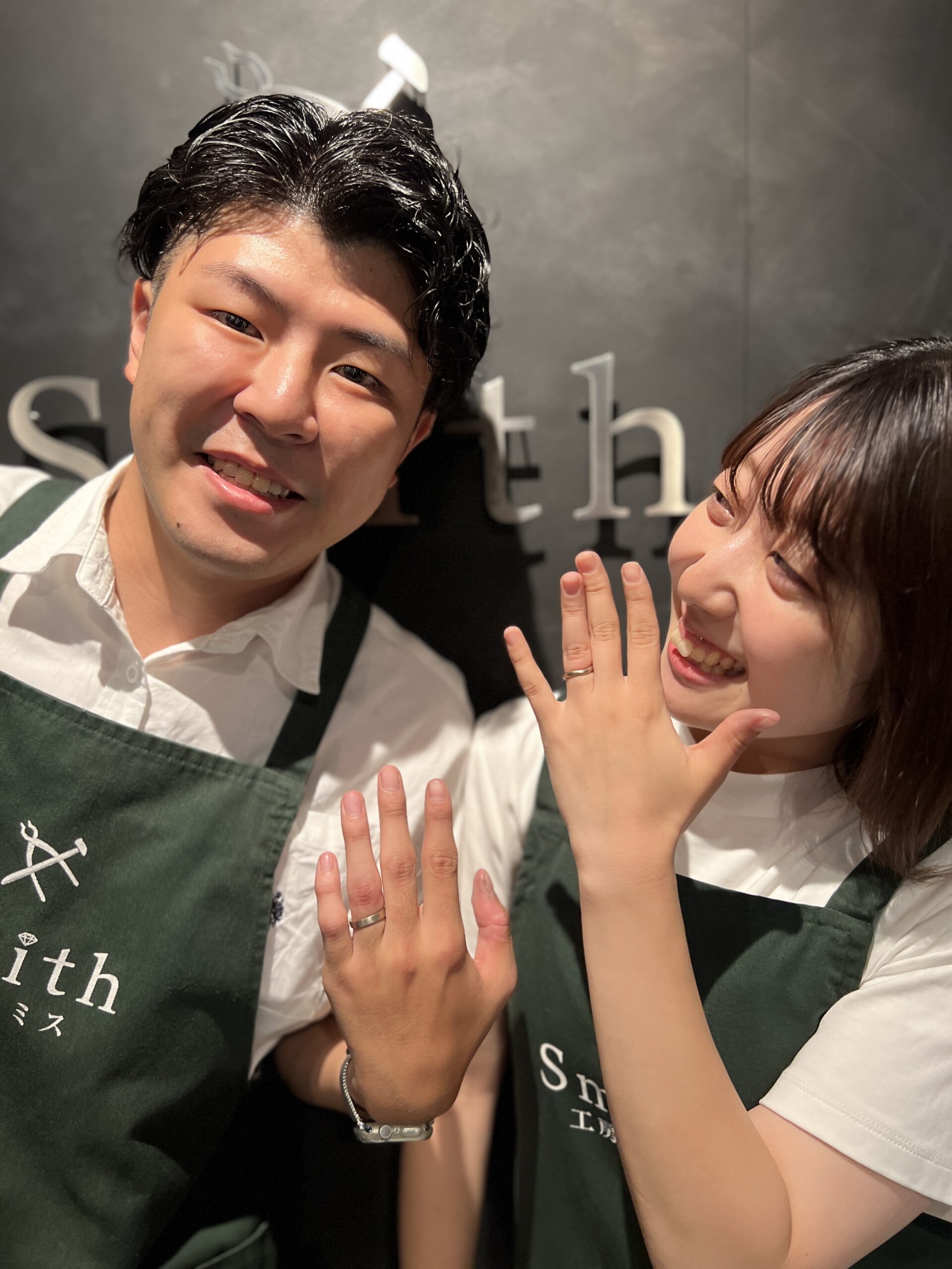 札幌店|K様・S様【満足のいく指輪と思い出が出来ました！】(1)