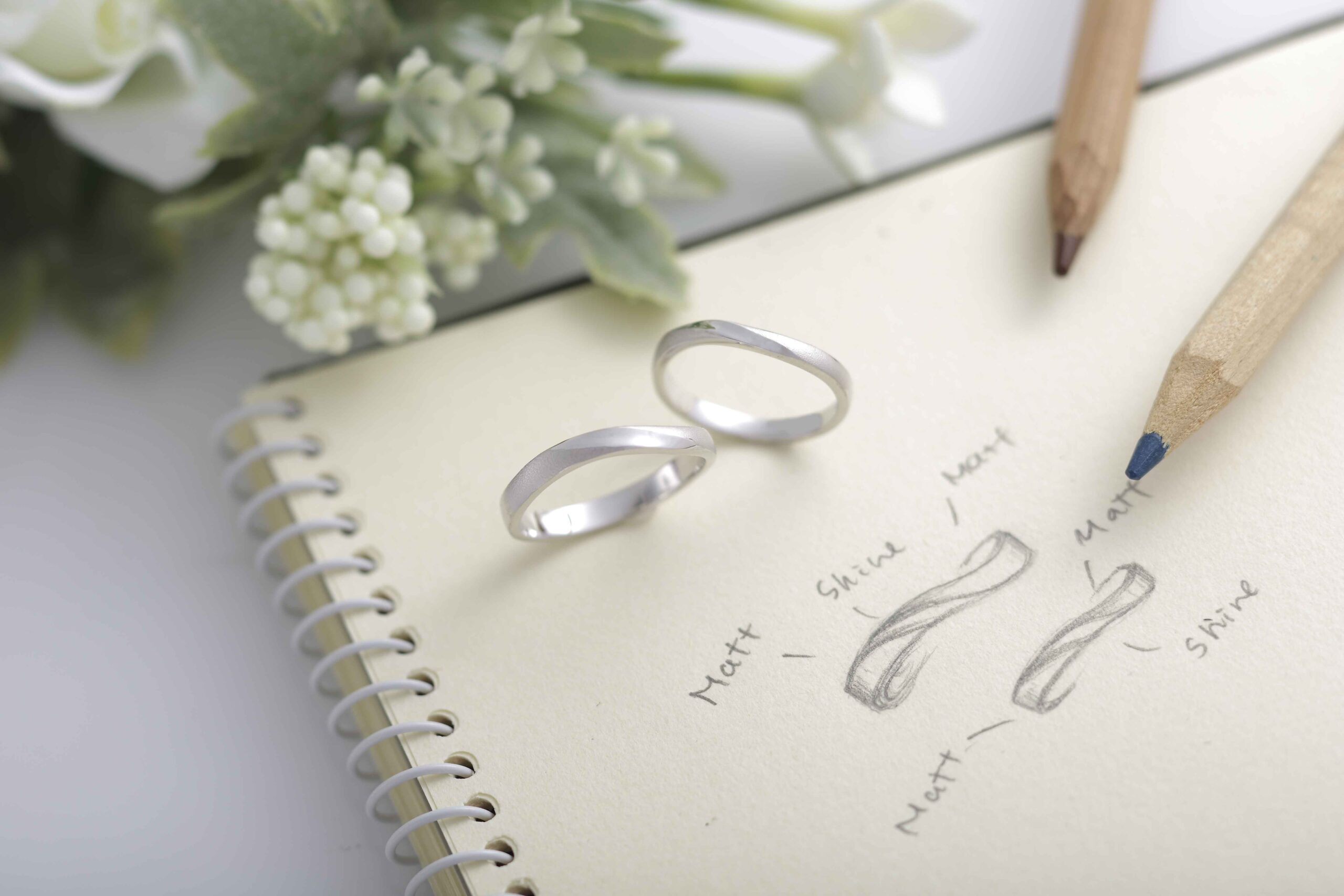 指輪のデザイン画