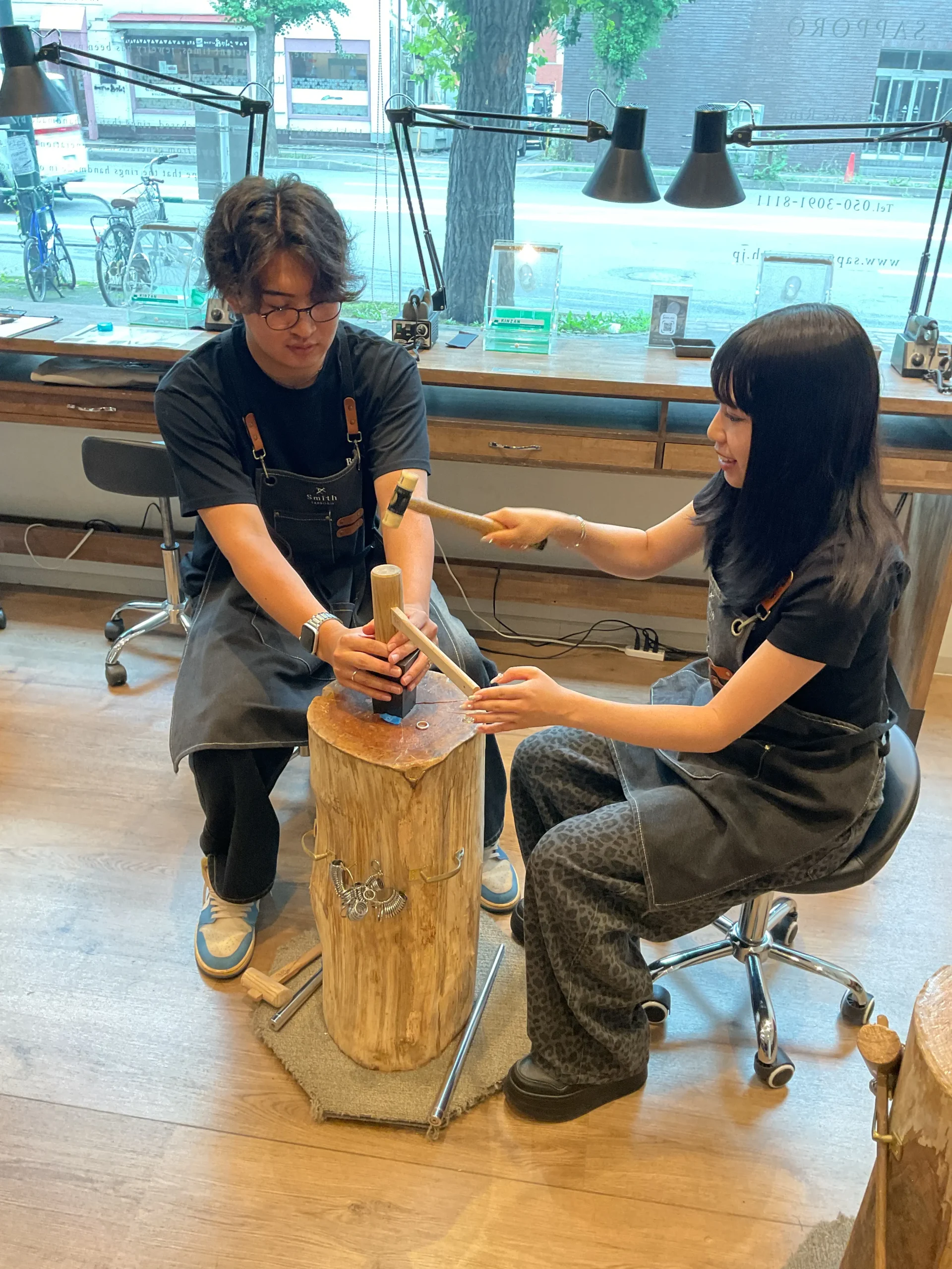 ｜N様・A様【自分の指輪を手作りできるのはすてきだなと思いました】