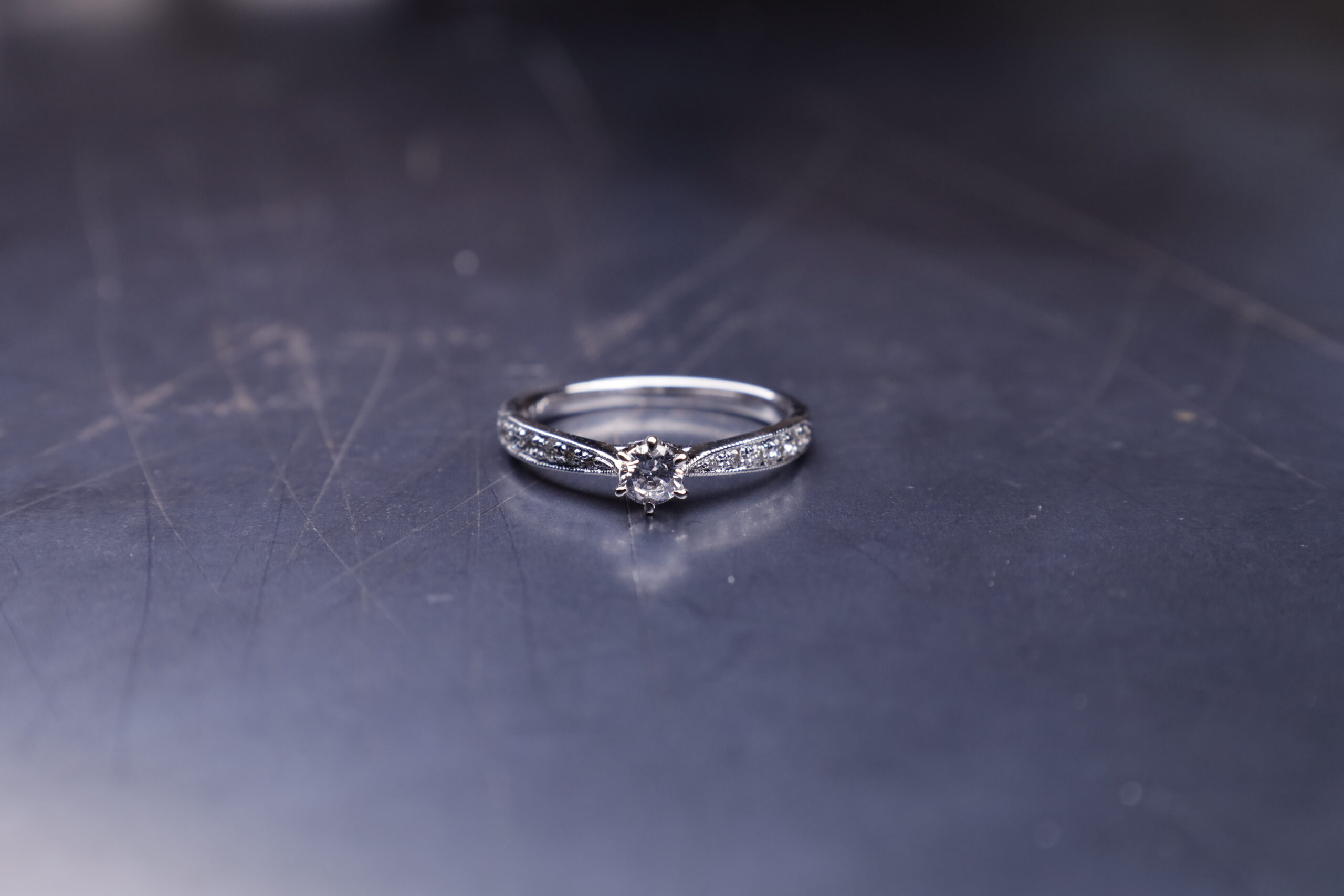 パヴェデザインリング