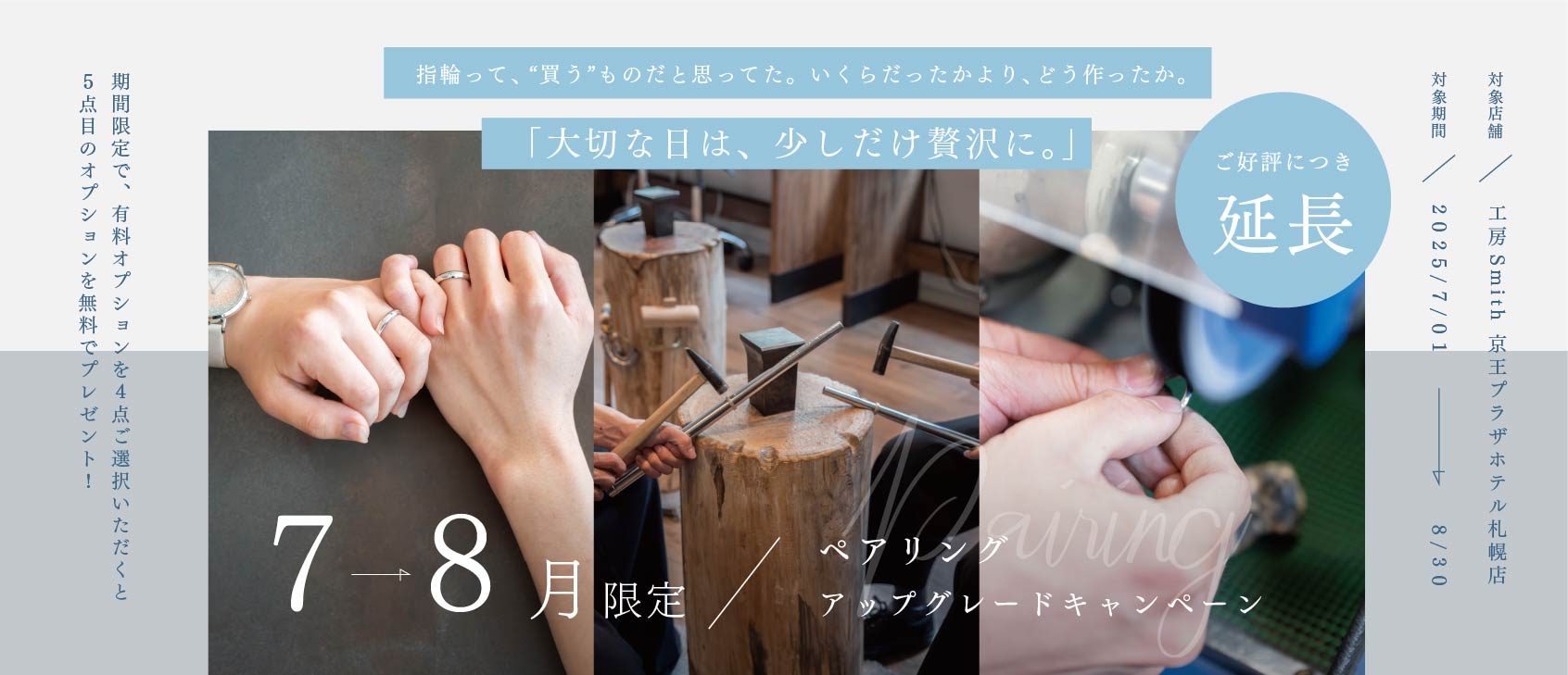 ペアリングオプションアップグレードキャンペーン