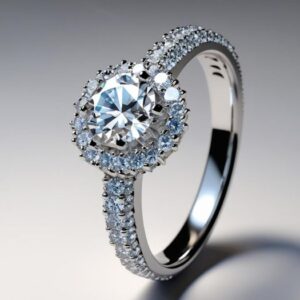 パヴェデザインリング