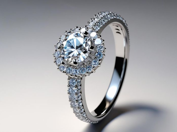 パヴェデザインリング