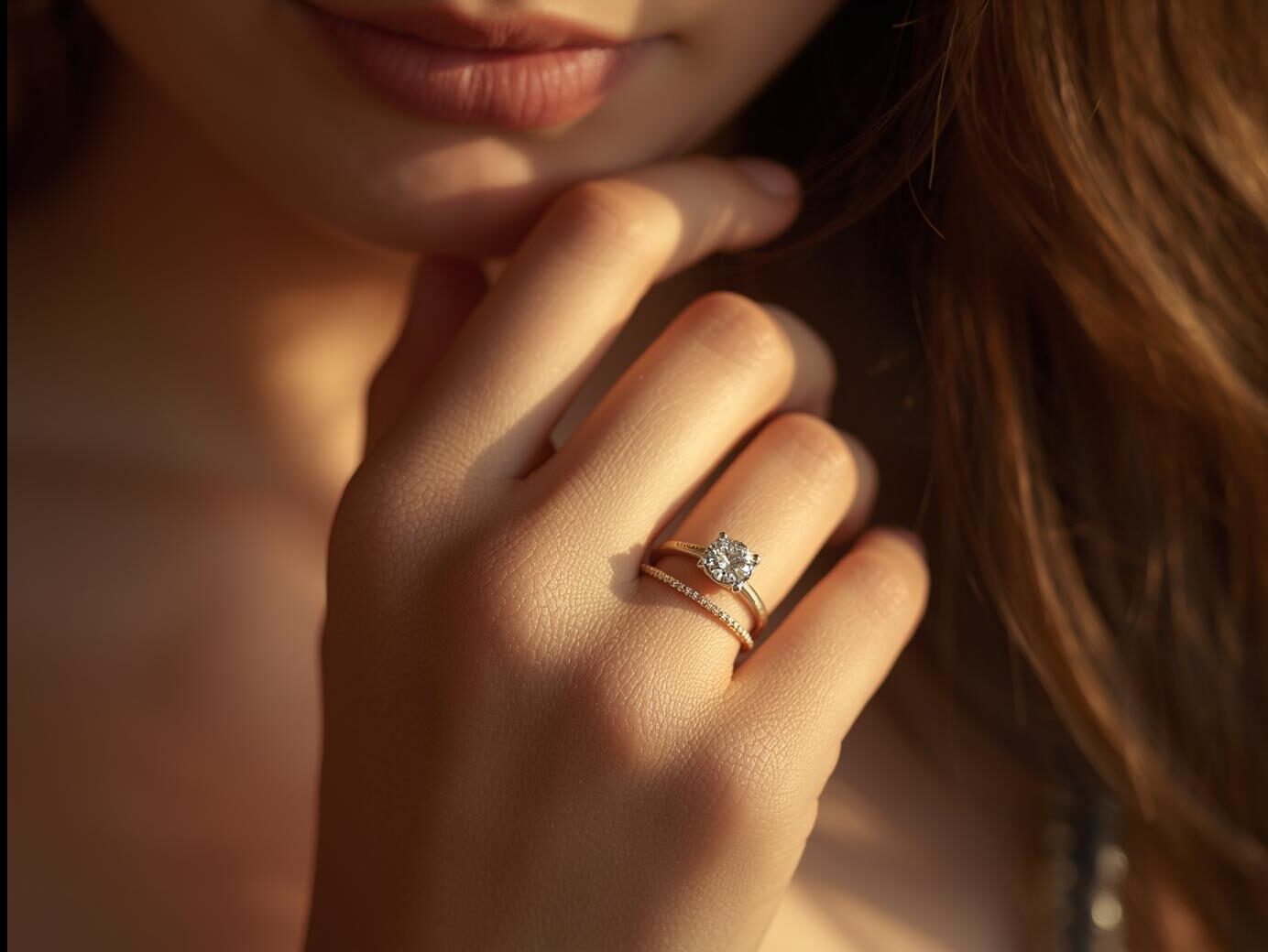 結婚指輪・婚約指輪の重ね付け