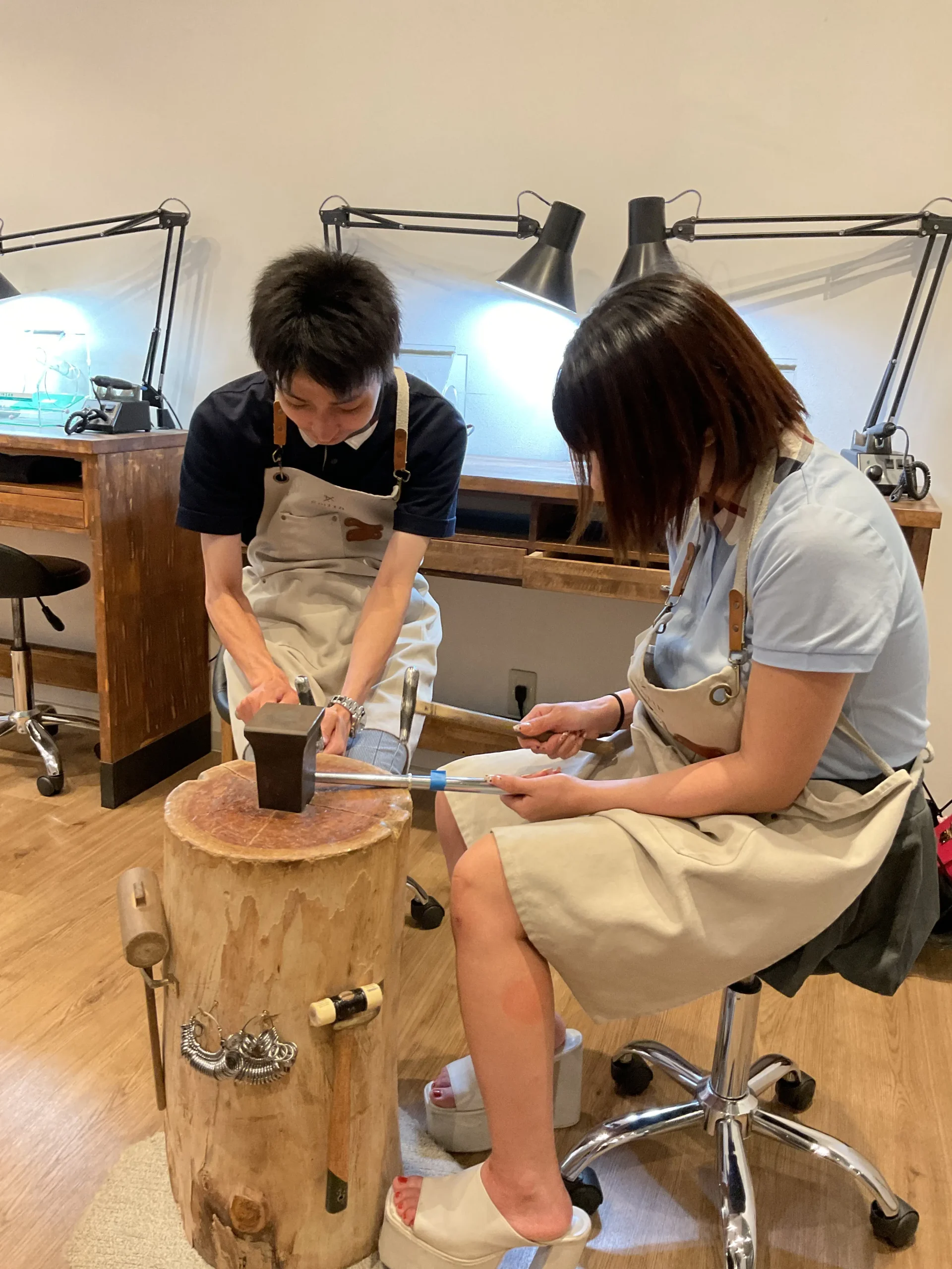 ｜S様・F様【楽しくてすてきな指輪ができました】