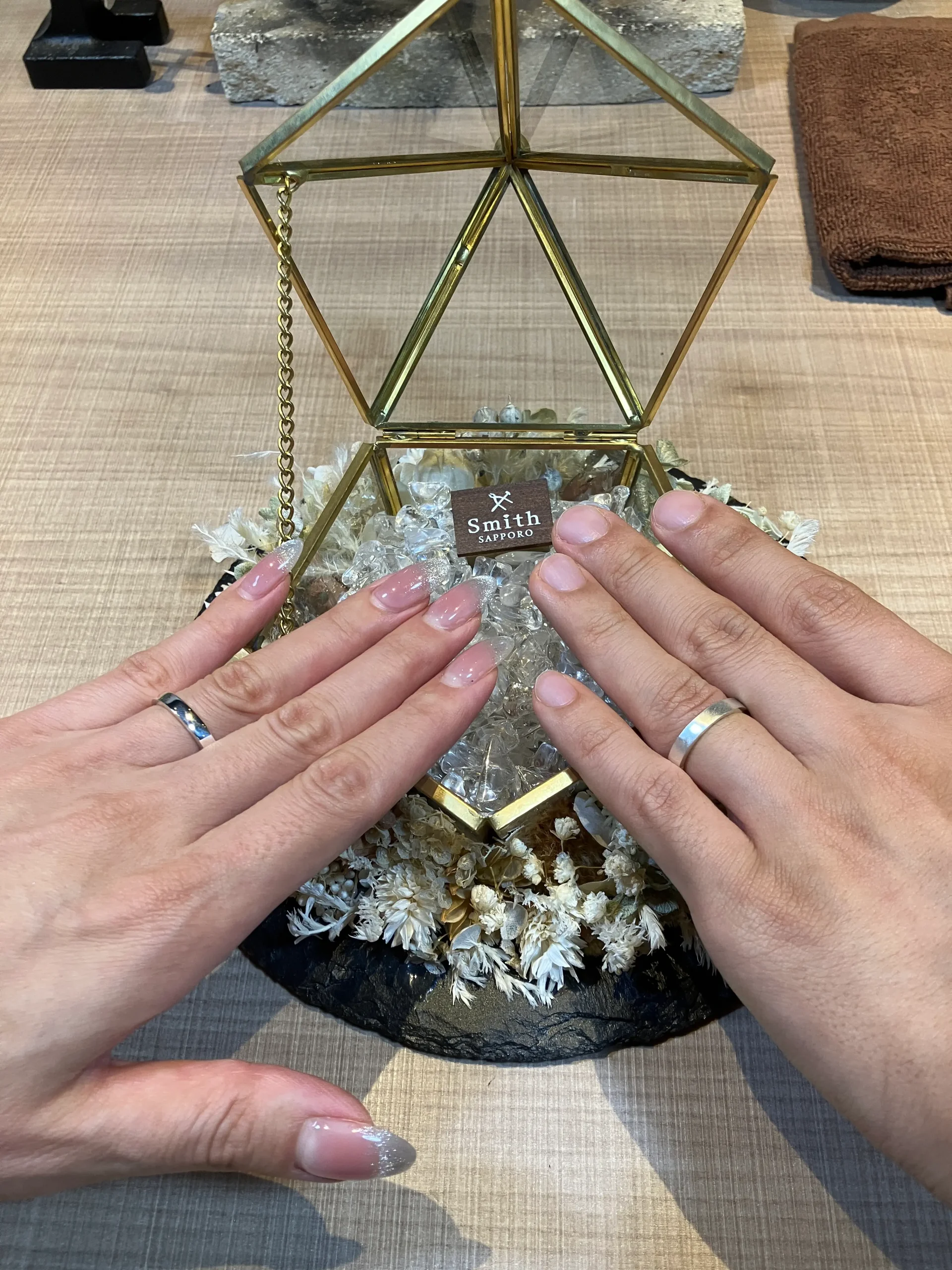 ｜Y様・U様【とてもお洒落で良い香りがする空間で初めての指輪作りができました】