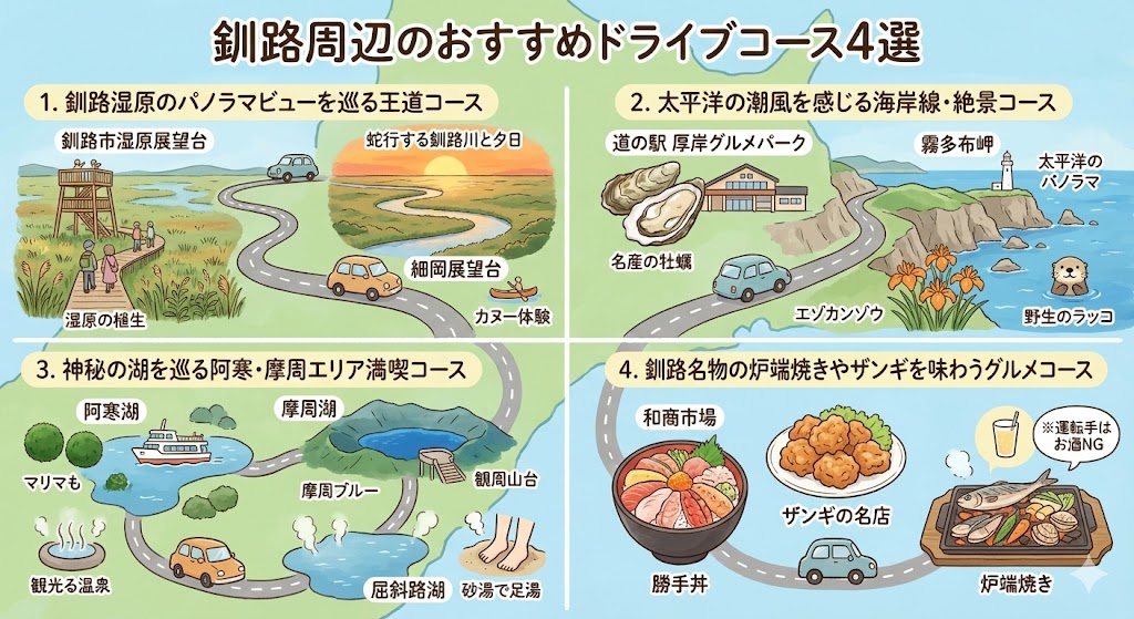 釧路周辺のおすすめドライブコース4選
