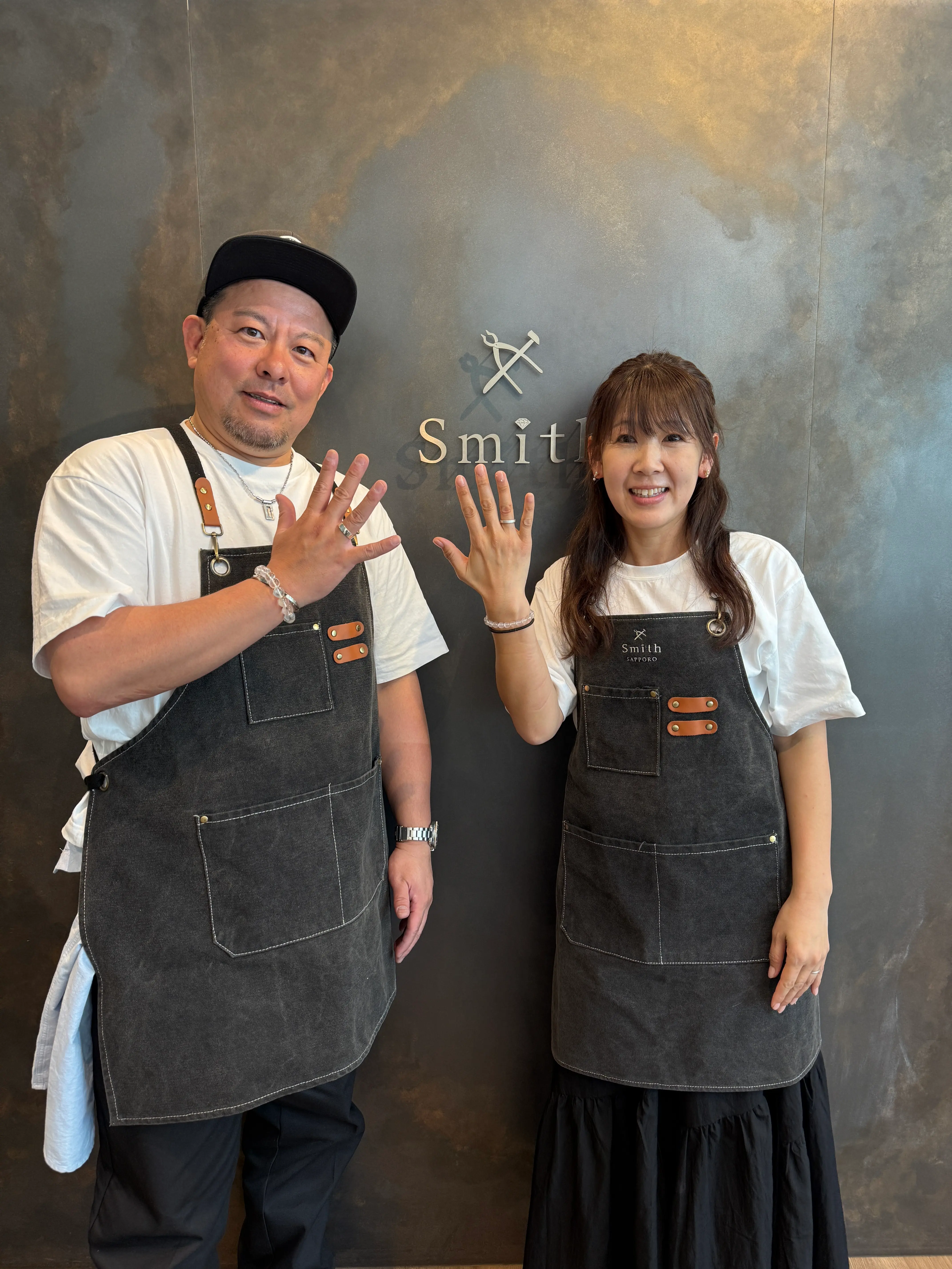 京王プラザホテル札幌店｜【手作りペアリング】M様「結婚25周年の記念に初めてペアリング作りに挑戦しました」