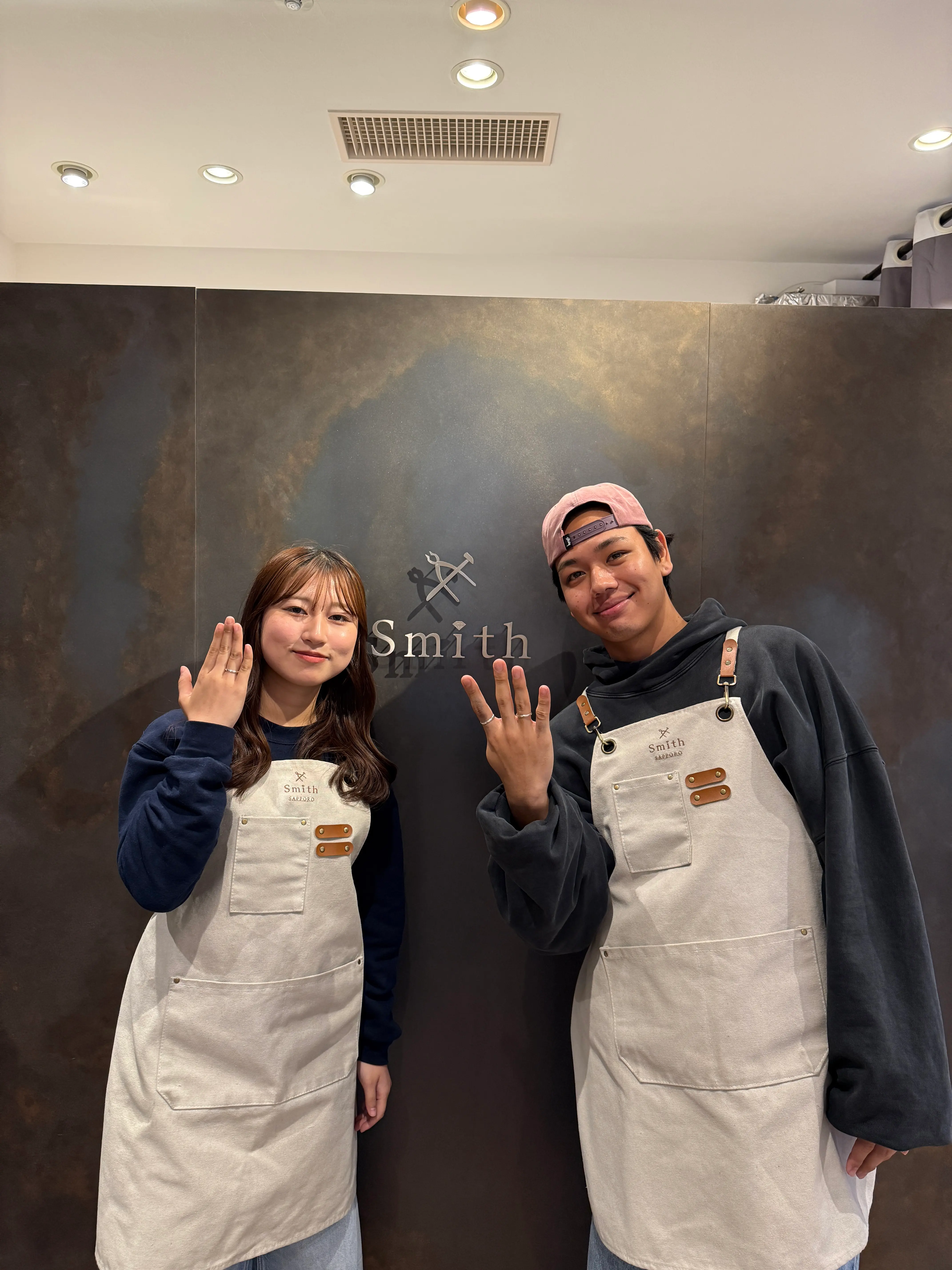 京王プラザホテル札幌店｜【手作りペアリング】O様・S様「スムーズに指輪を作成することができました」